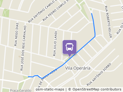 Mapa da parada