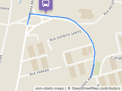 Mapa da parada