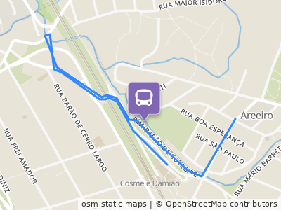 Mapa da parada