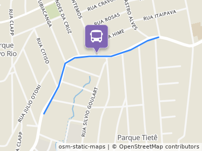 Mapa da parada
