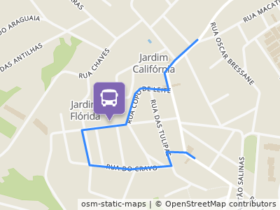 Mapa da parada