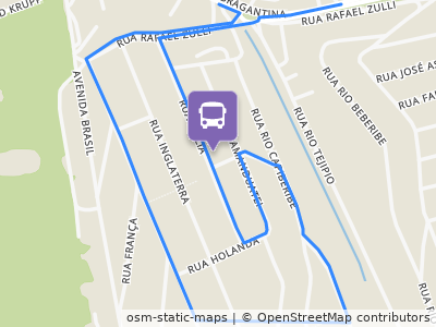 Mapa da parada