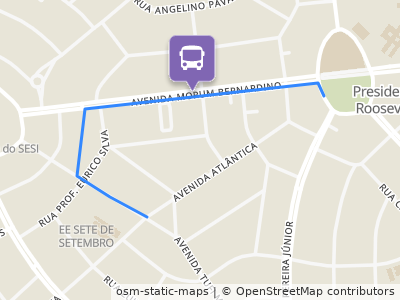 Mapa da parada