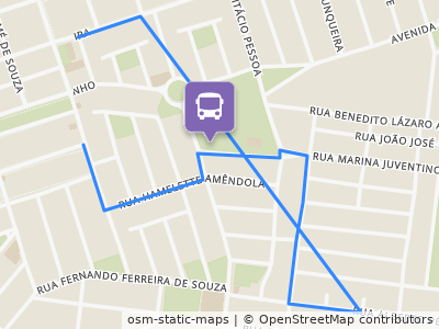 Mapa da parada