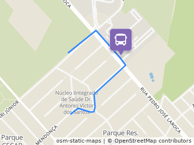 Mapa da parada