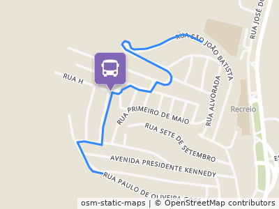 Mapa da parada