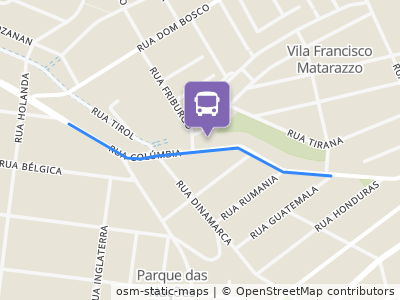 Mapa da parada