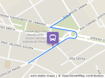 Mapa da parada