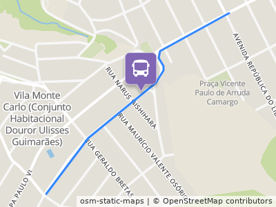 Mapa da parada