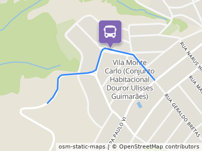 Mapa da parada