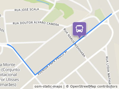 Mapa da parada