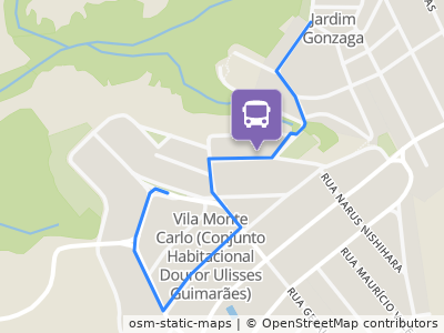 Mapa da parada