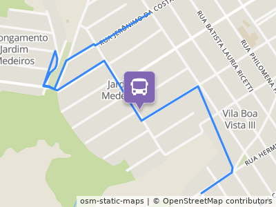 Mapa da parada