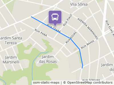 Mapa da parada