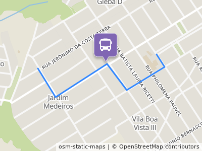 Mapa da parada