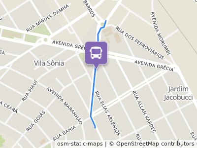 Mapa da parada