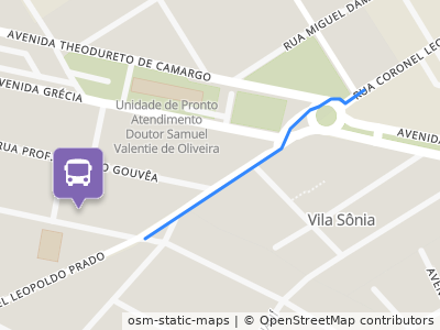 Mapa da parada