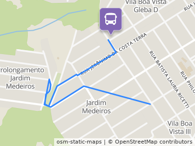 Mapa da parada