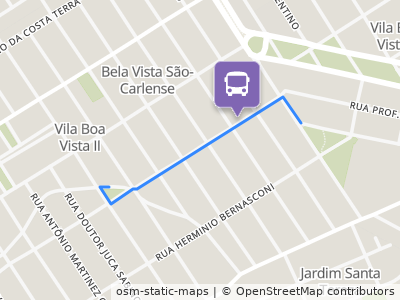 Mapa da parada