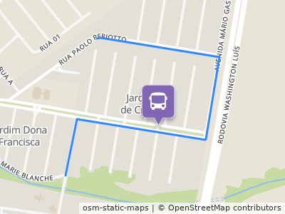 Mapa da parada