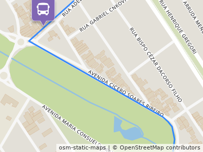 Mapa da parada