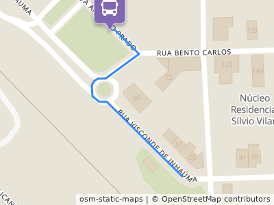Mapa da parada
