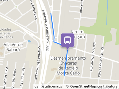 Mapa da parada