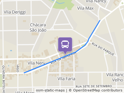 Mapa da parada