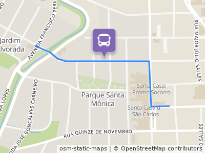 Mapa da parada