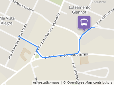 Mapa da parada