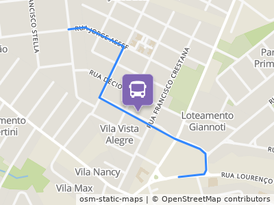 Mapa da parada