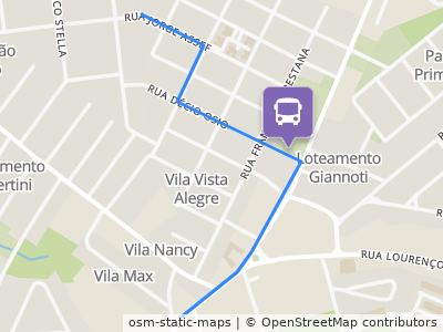 Mapa da parada