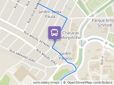 Mapa da parada