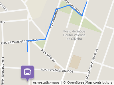 Mapa da parada