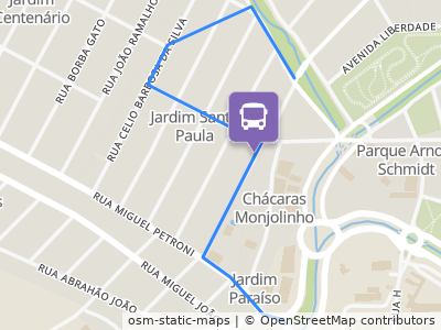 Mapa da parada