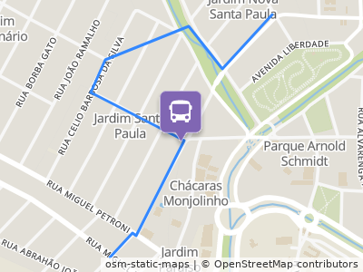 Mapa da parada