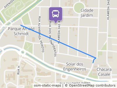Mapa da parada