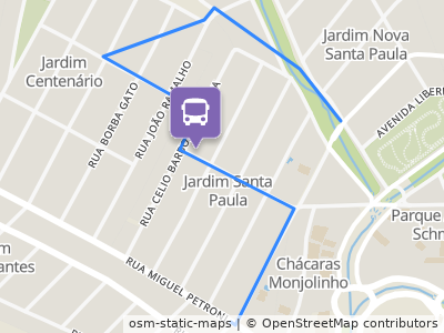 Mapa da parada