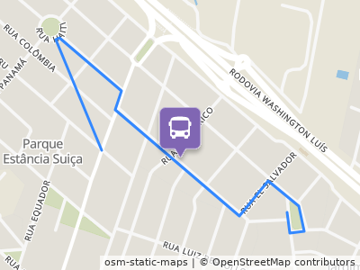 Mapa da parada