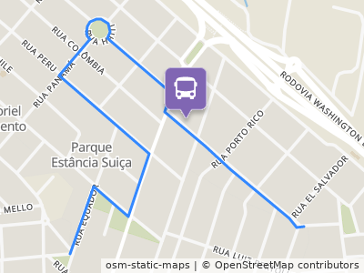 Mapa da parada