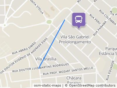 Mapa da parada