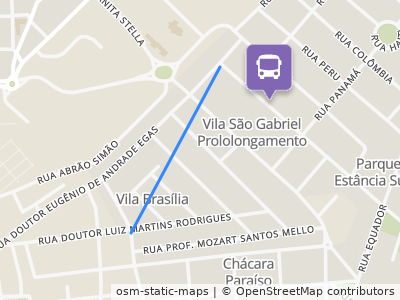 Mapa da parada