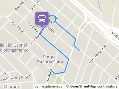 Mapa da parada