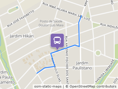 Mapa da parada