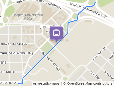 Mapa da parada
