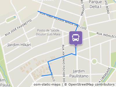 Mapa da parada
