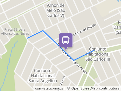 Mapa da parada