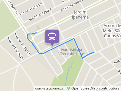 Mapa da parada