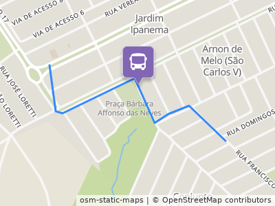 Mapa da parada
