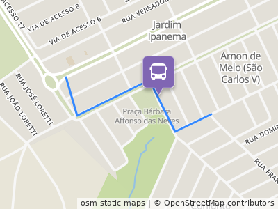 Mapa da parada